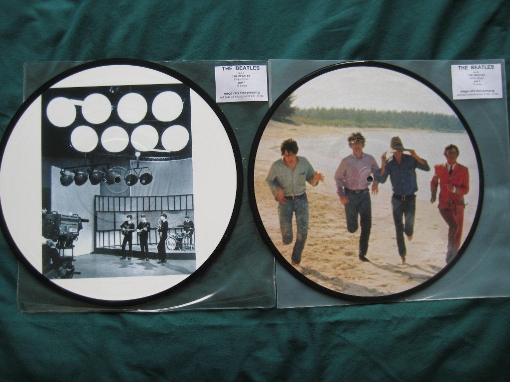 BEATLES - 2 LP PICTURE DISC VINYL SET TESTPRESSING, Ophalen of Verzenden, Zo goed als nieuw, 12 inch, Poprock