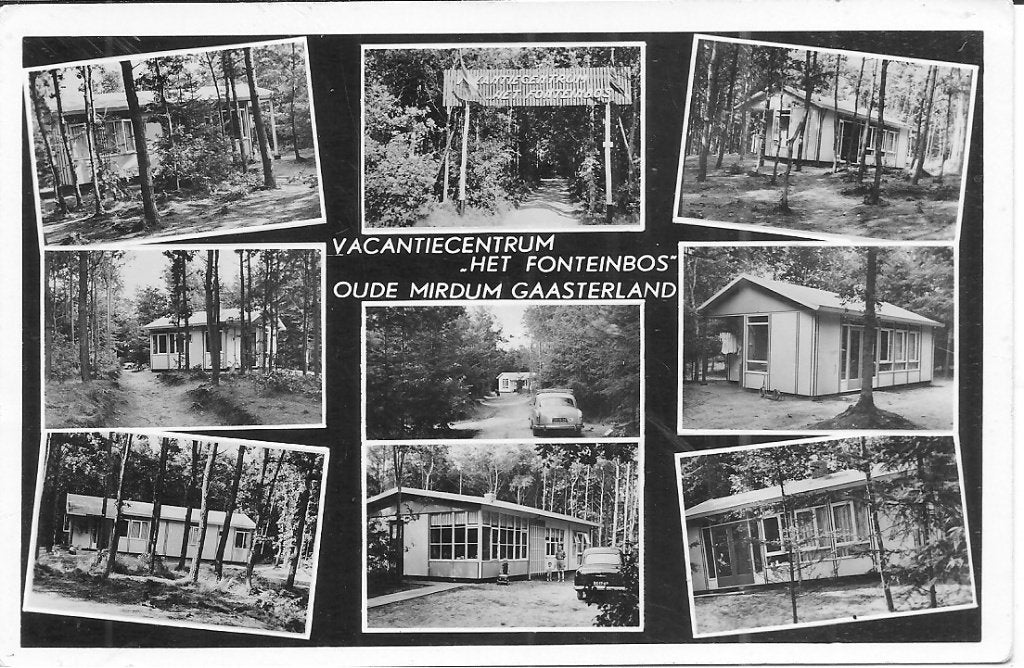 Vakantiecentrum Het Fonteinbos Oudemirdum Gaasterland, Ophalen of Verzenden, 1940 tot 1960, Ongelopen, Friesland