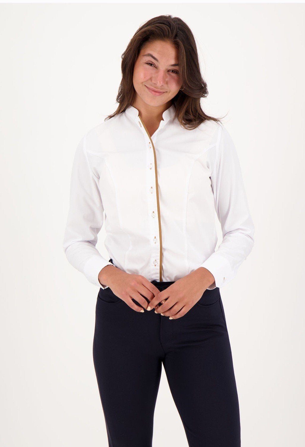 Witte horeca blouse De Rooi Pannen maat 40, Ophalen of Verzenden, Nieuw, Maat 38/40 (M), Wit