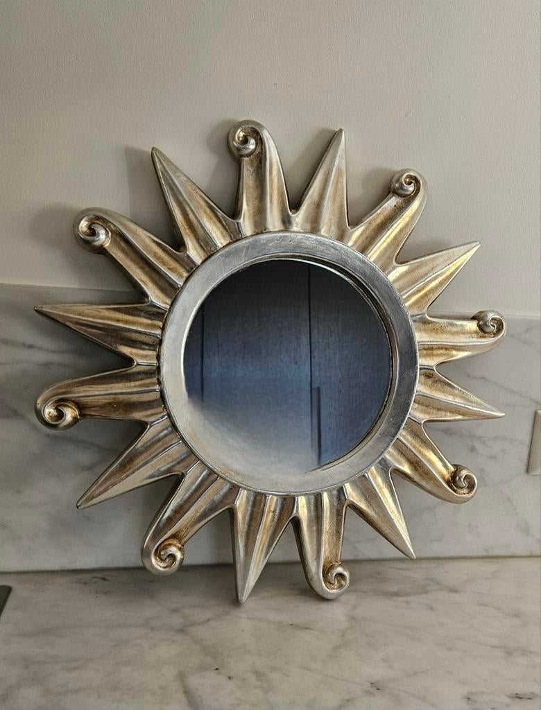 Zon Spiegel - Decoratieve Wandspiegel, Huis en Inrichting, Woonaccessoires | Spiegels, Ophalen of Verzenden, Rechthoekig, Minder dan 50 cm