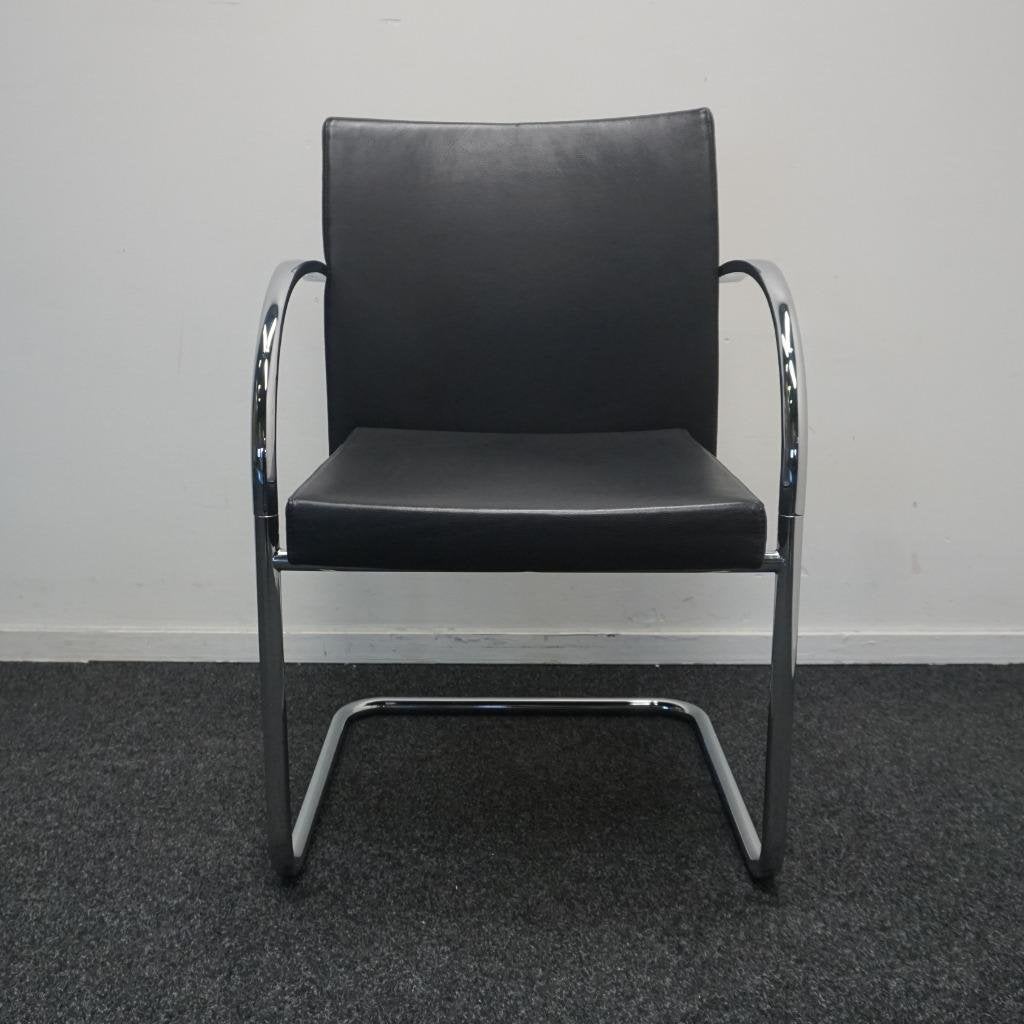 Artifort Prof Design Vergaderstoelen | Zwart Leer | Stoelen, Huis en Inrichting, Stoelen, Gebruikt, -, Zwart, -