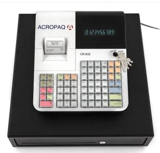 ACROPAQ CR-832 Luxe Alfanumerieke Kassa / Kassasysteem, Ophalen, Overige typen