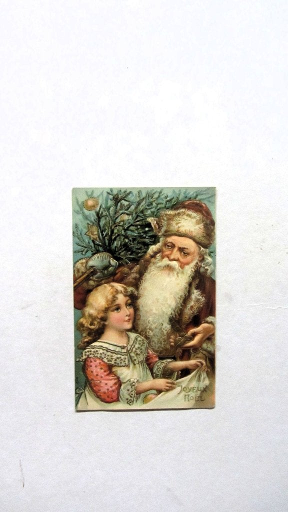 Joyeux Noel 1918  reliéf, Ophalen of Verzenden, Voor 1920, Gelopen, Feest(dag)