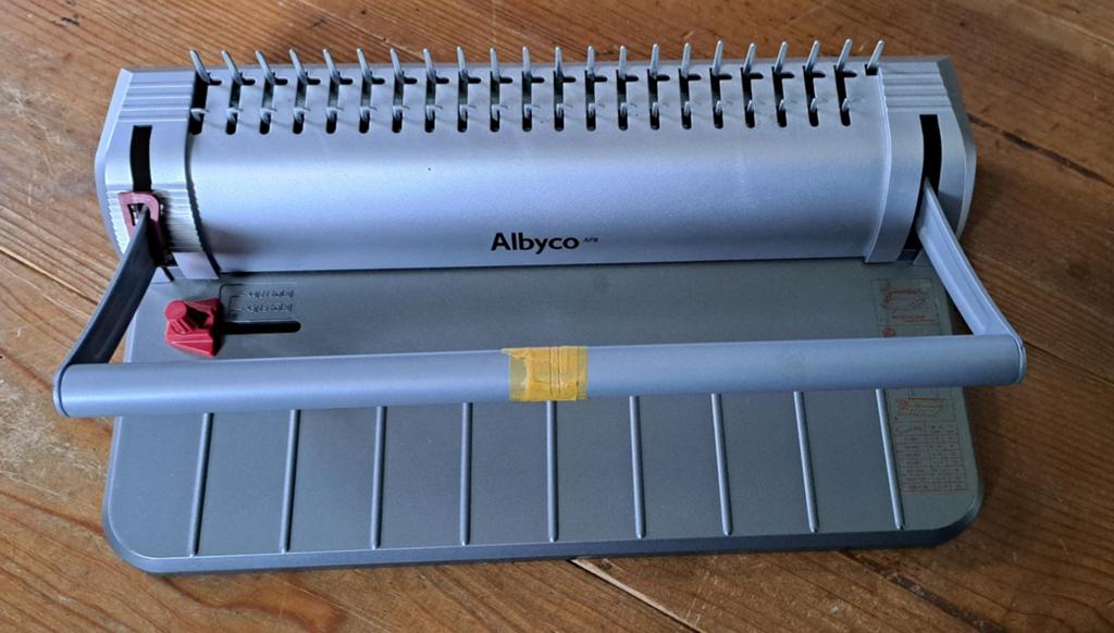 Inbindmachine, Albyco, Ophalen of Verzenden, Gebruikt