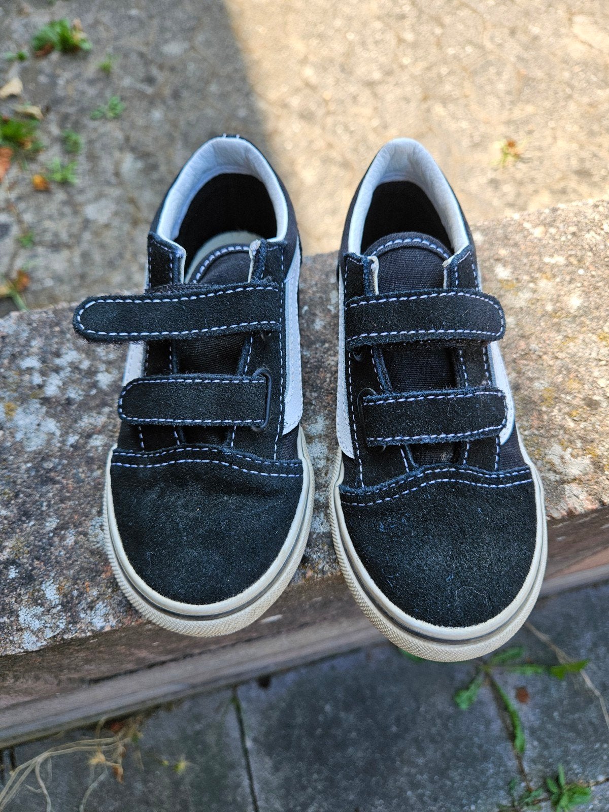 Vans Old Skool klittenband sneakers - maat26, Gebruikt, Vans, Jongen of Meisje, Schoenen