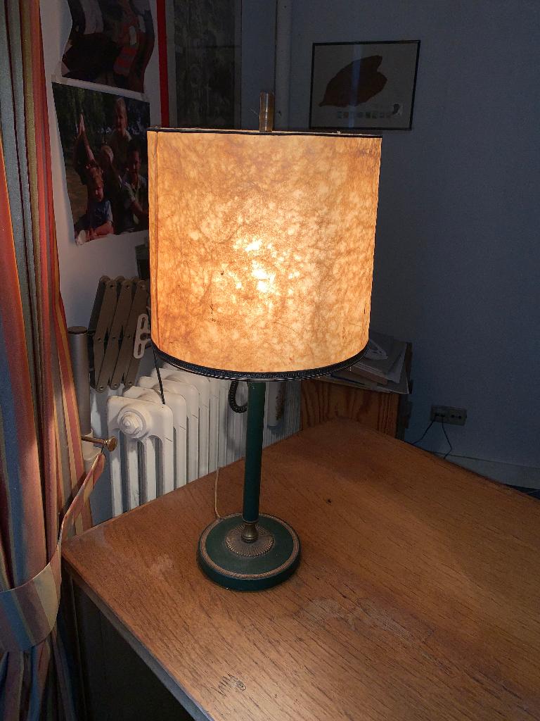 Empire stijl schemerlamp bureaulamp tafellamp, Huis en Inrichting, Lampen | Tafellampen, Ophalen of Verzenden, Gebruikt, Overige materialen