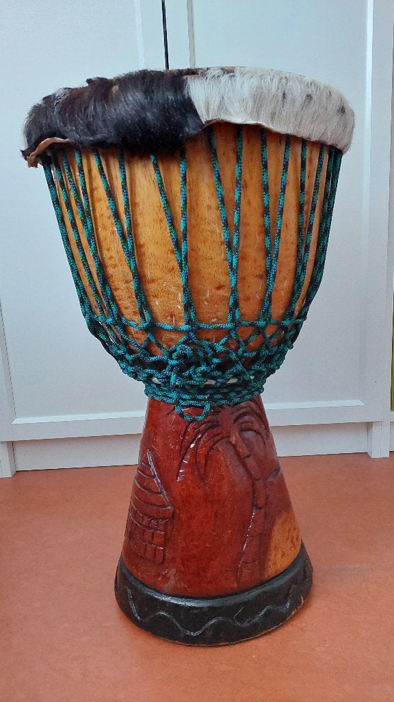 Djembé te koop, Muziek en Instrumenten, Percussie, Ophalen, Gebruikt, Trommel