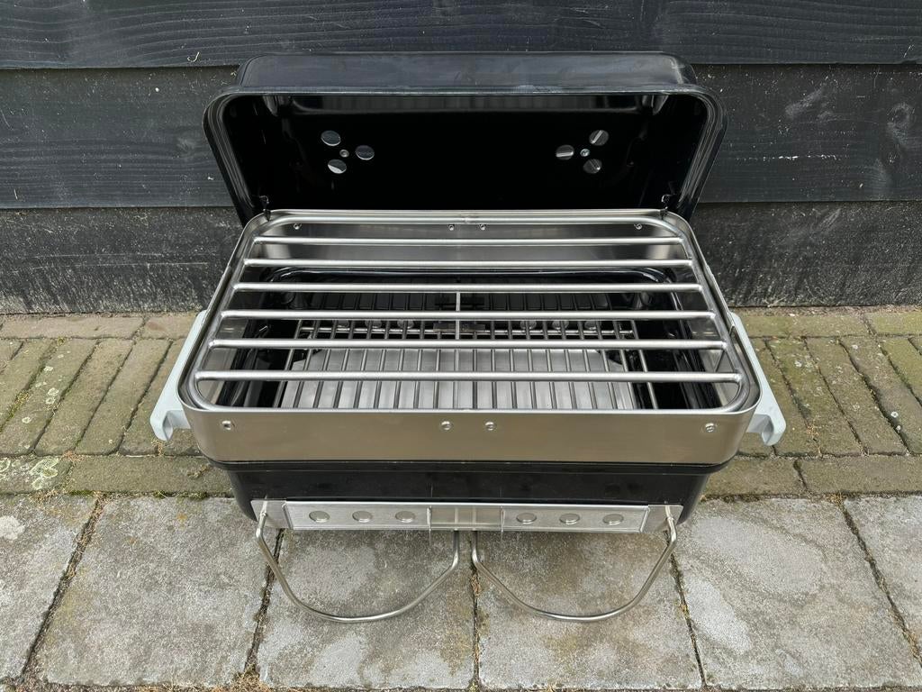 Saté Rooster RVS – Weber Go Anywhere (WGA), Ophalen, Nieuw, Met accessoires