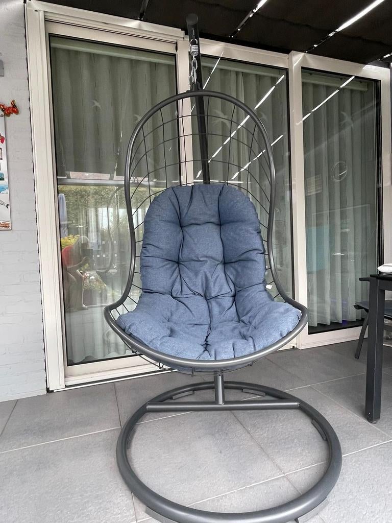 Te koop zgan. luxe hangstoel van Le Sud, Ophalen of Verzenden, Zo goed als nieuw, Metaal