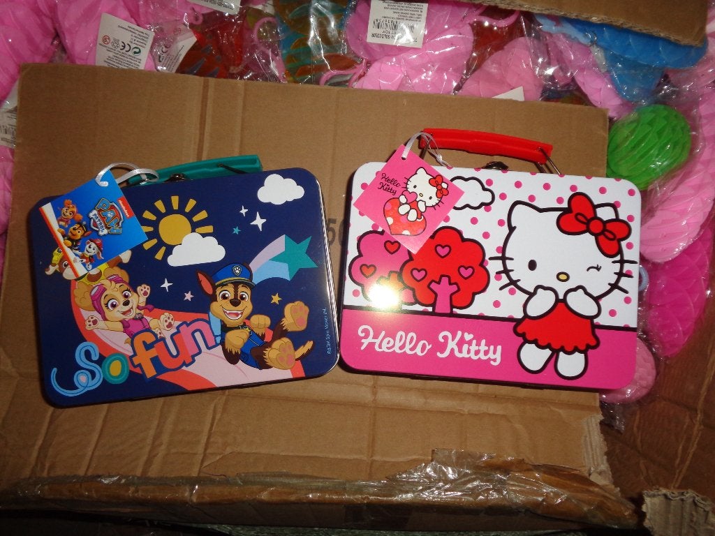 PARTIJ OPBERGKOFFERTJE PAW PATROL EN HELLO KITTY, ., Nieuw, Ophalen of Verzenden, .