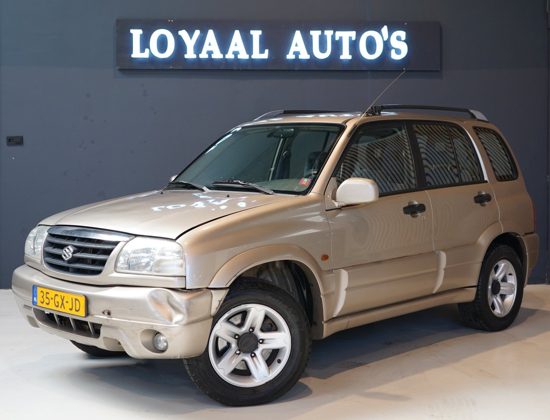 Suzuki Grand Vitara 2.0 | AIRCO | ELEK.RAMEN | APK |4X4|TREK, Auto's, Suzuki, Automaat, Stof, Grand Vitara, Beige