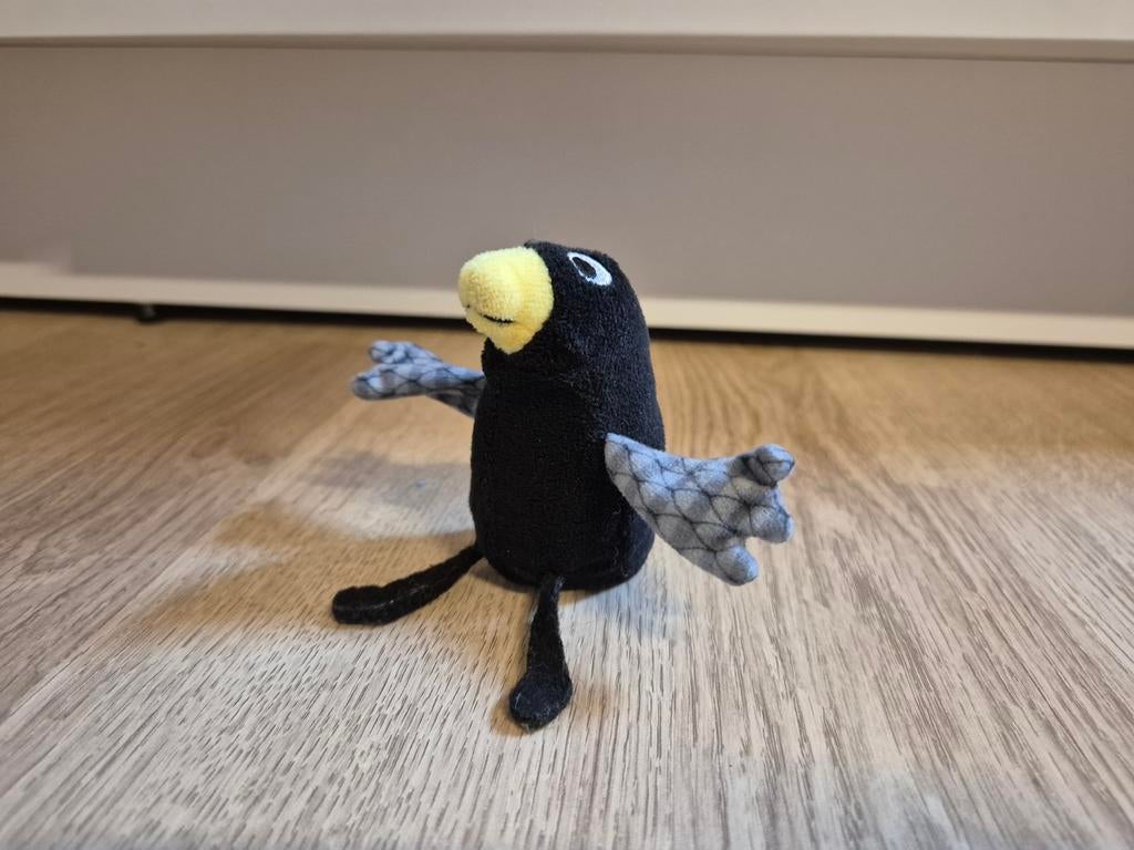 Vogel vingerpopje - Coco kan het - prentenboek knuffeltje, Ophalen of Verzenden
