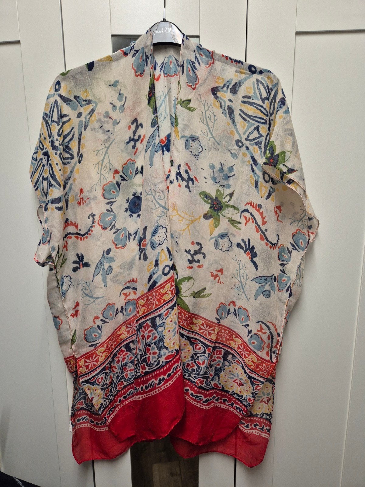 Strand Kimono One Size - Zomerse Boho Print, Ophalen of Verzenden, Zo goed als nieuw, Meerkleurig, Overige typen