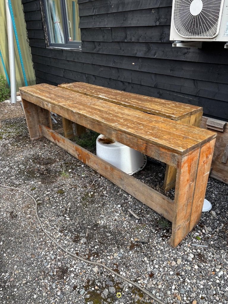 hout werkbank, Doe-het-zelf en Verbouw, Gebruikt, Ophalen of Verzenden, Nvt, Nvt