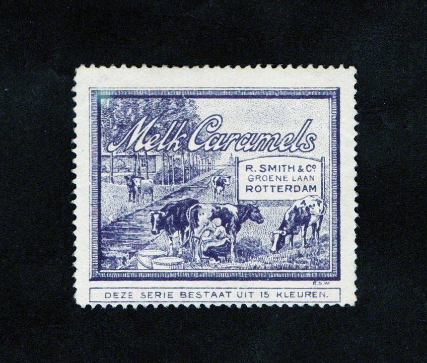 Sluitzegel Rotterdam Smith Melk Caramels Koeien. (3), Ophalen of Verzenden, Zo goed als nieuw
