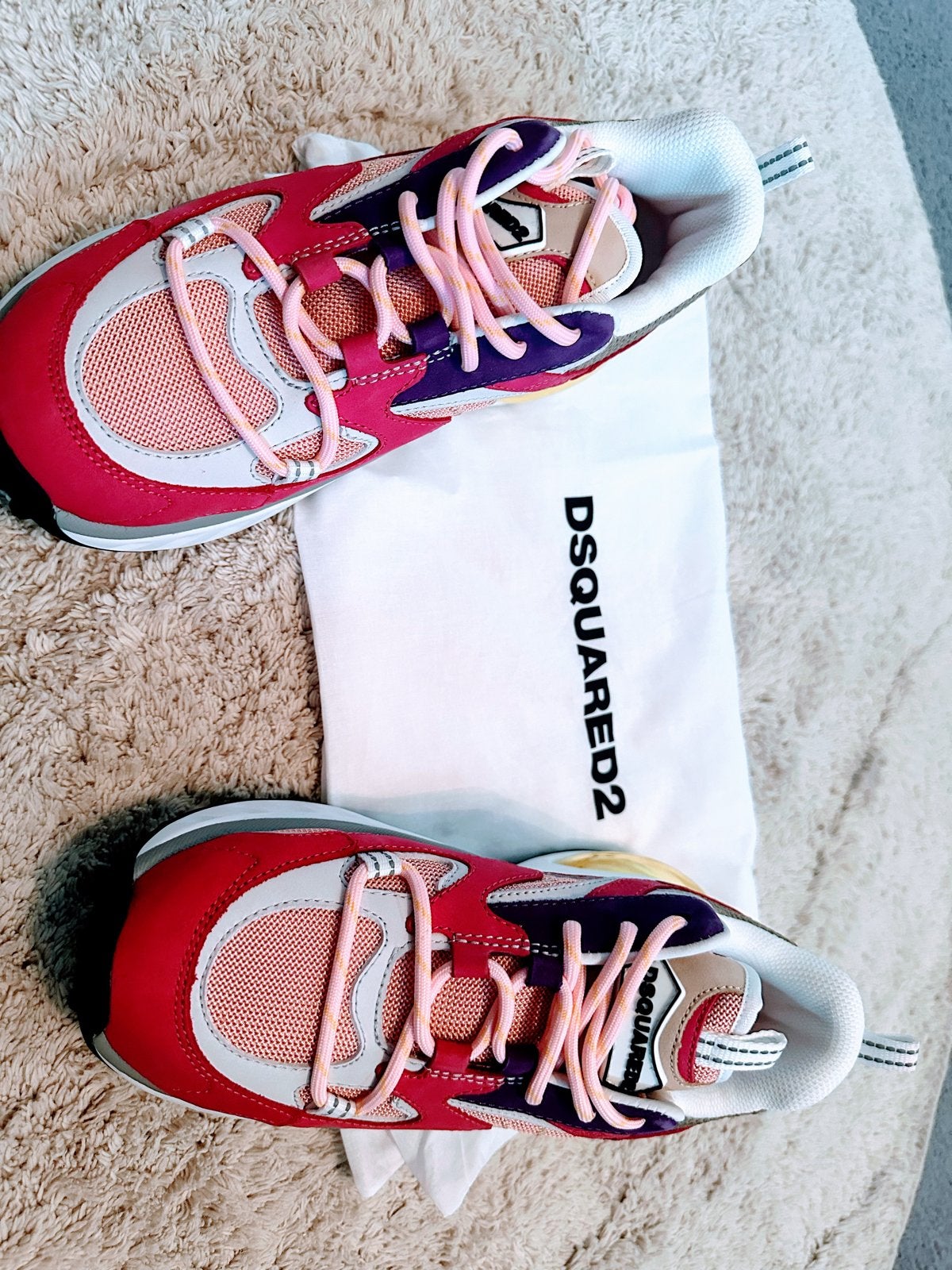 Dsquared2 Sneakers - Nieuw in doos, Kleding | Dames, Schoenen, Nieuw, Sneakers of Gympen, Roze, Ophalen of Verzenden