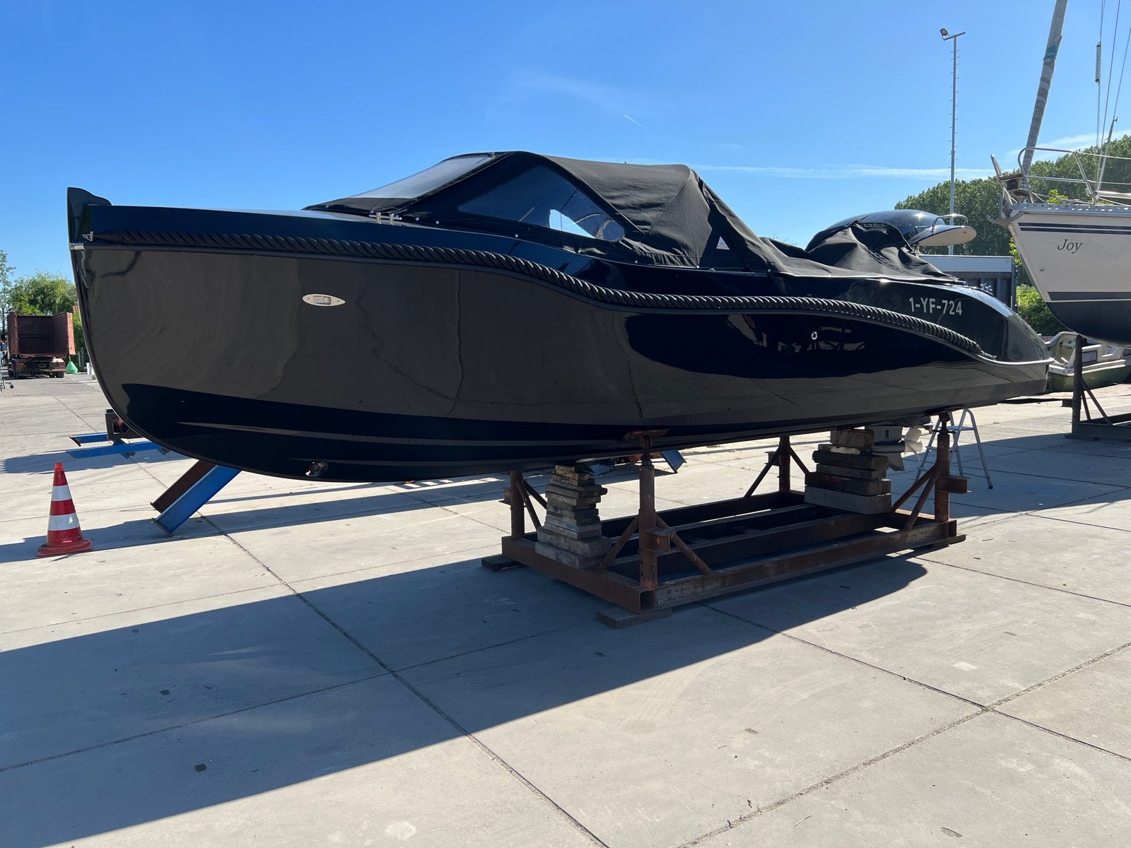Oudhuijzer 700 Tender met krachtige 130 pk Yamaha motor, Watersport en Boten, Overige merken, Afdekzeil, Buitenboordmotor, Tender