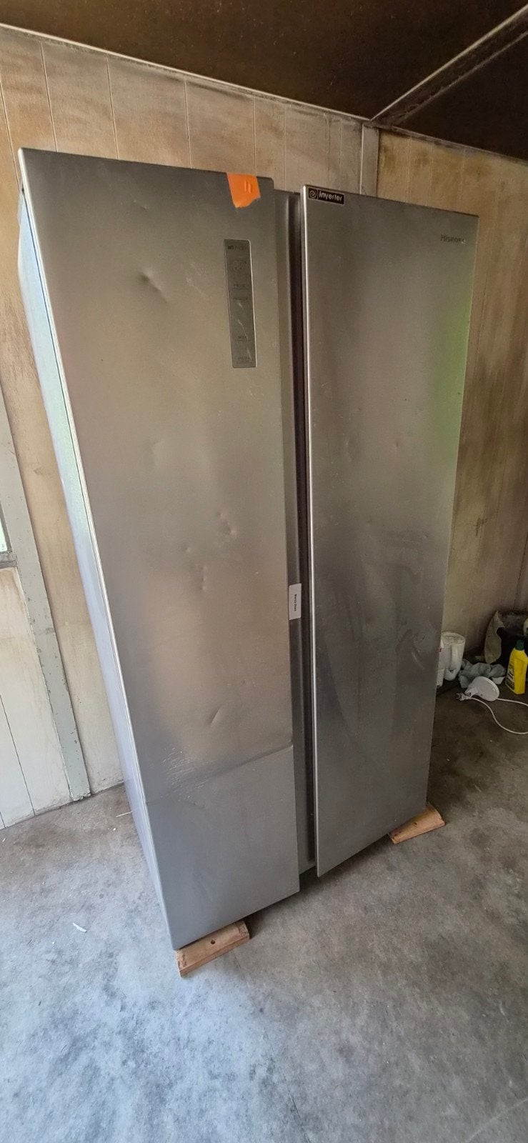 Defecte Amerikaanse koelkast - Hisense Inverter, 200 liter of meer, 60 cm of meer, Met aparte vriezer, Niet werkend