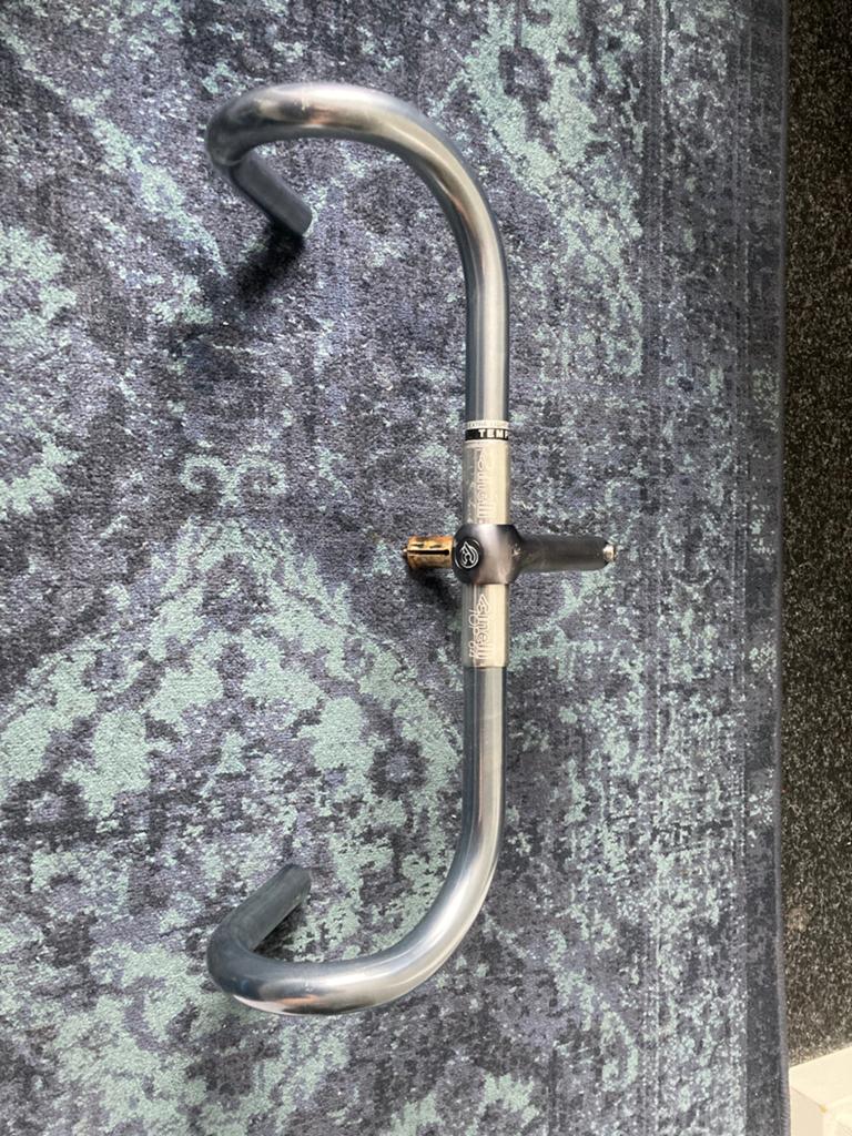Vintage Cinelli bars and stem., Ophalen, Gebruikt, Stuur, Aluminium