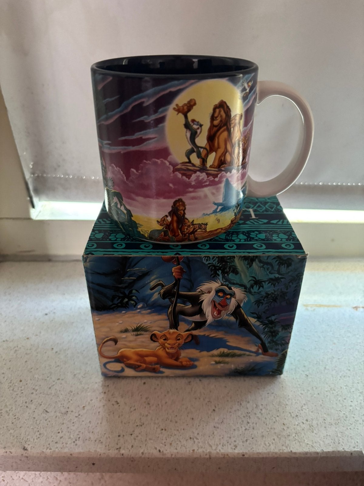 Orginele disney mok lion king, Ophalen of Verzenden, Leeuwenkoning of Jungle Boek, Zo goed als nieuw, Servies