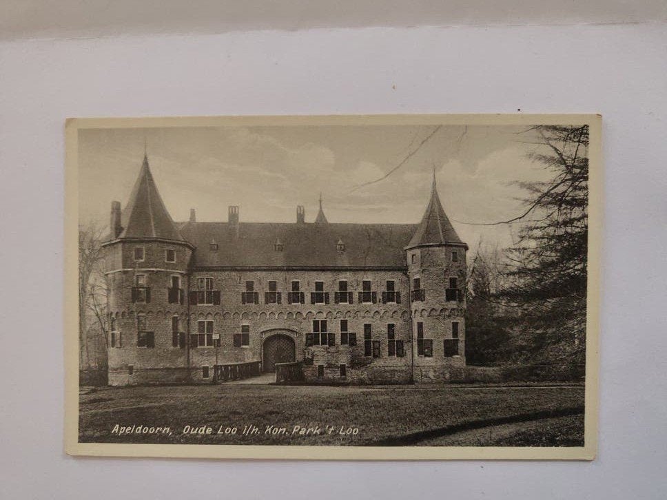 Oude Ansichtkaart Paleis Het Loo Apeldoorn 1932, Ophalen of Verzenden, 1920 tot 1940, Ongelopen, Gelderland