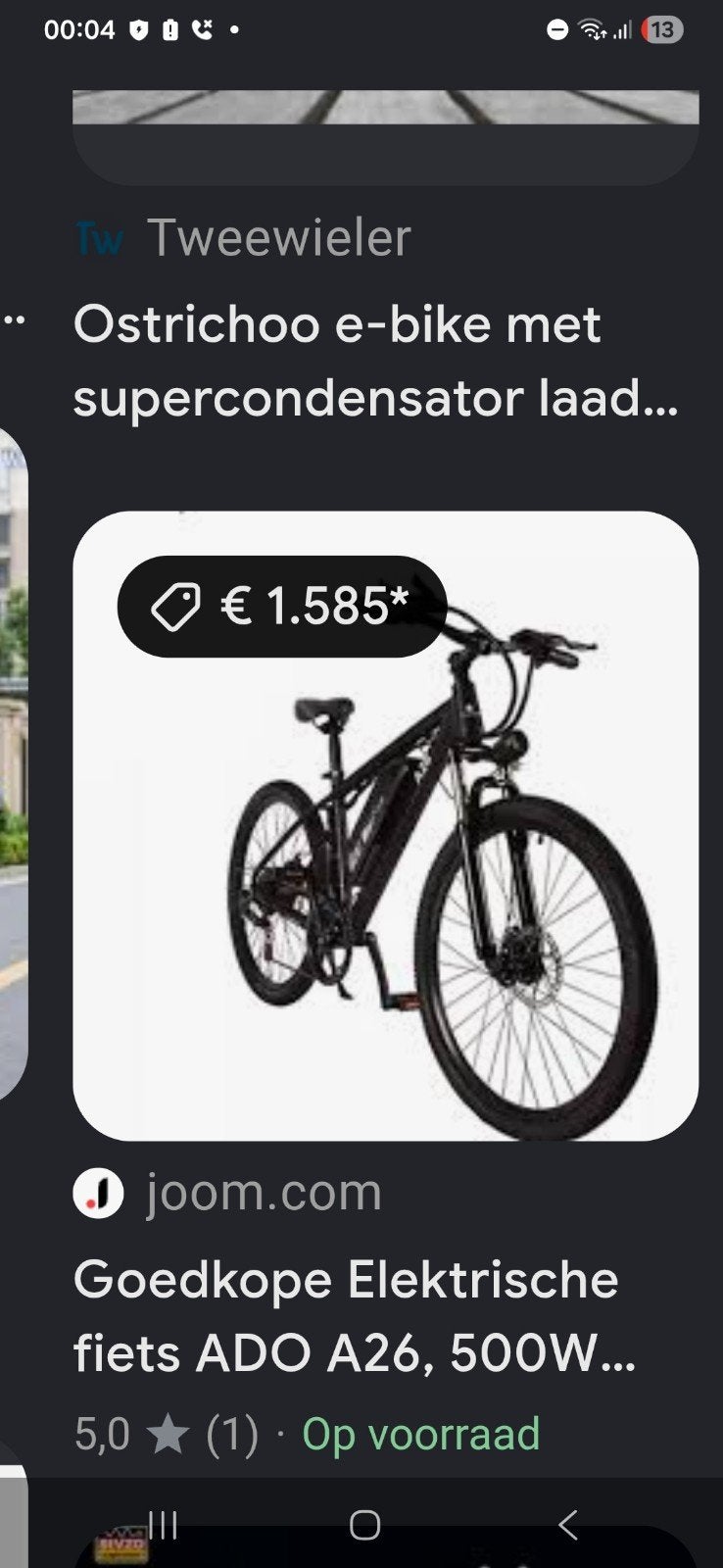 Stoere fiets met dikke banden, Overige merken, Minder dan 10 versnellingen, Gebruikt, Overige maten