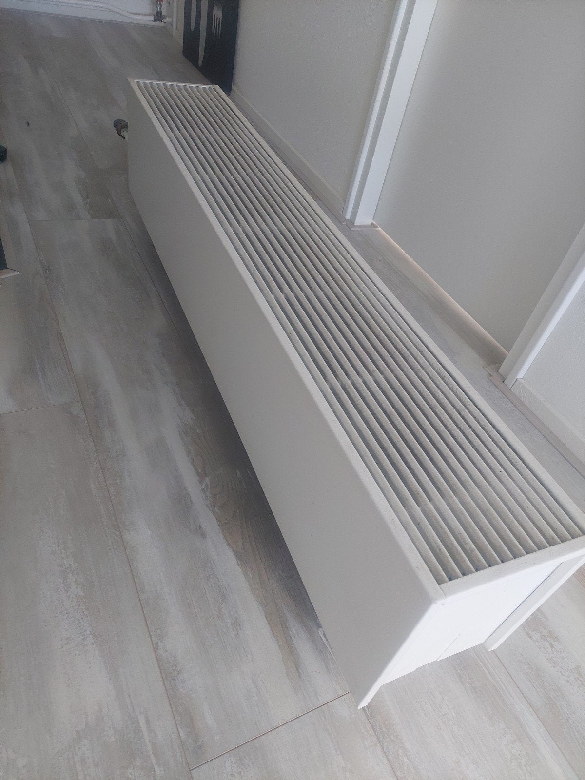 Lange witte convector radiator, gebruikt, in goede staat, Ophalen, 30 tot 80 cm, Gebruikt, Radiator