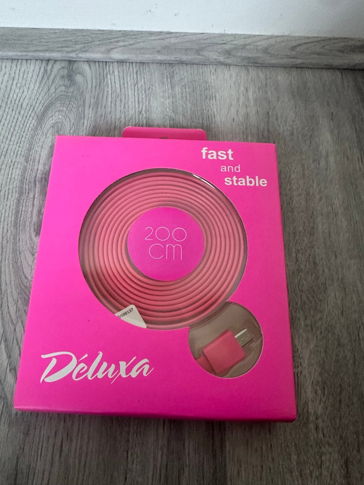 Deluxa USB Oplaad- & Datakabel -  200cm Micro USB, Ophalen of Verzenden, Nieuw, Snoer of kabel, Universeel