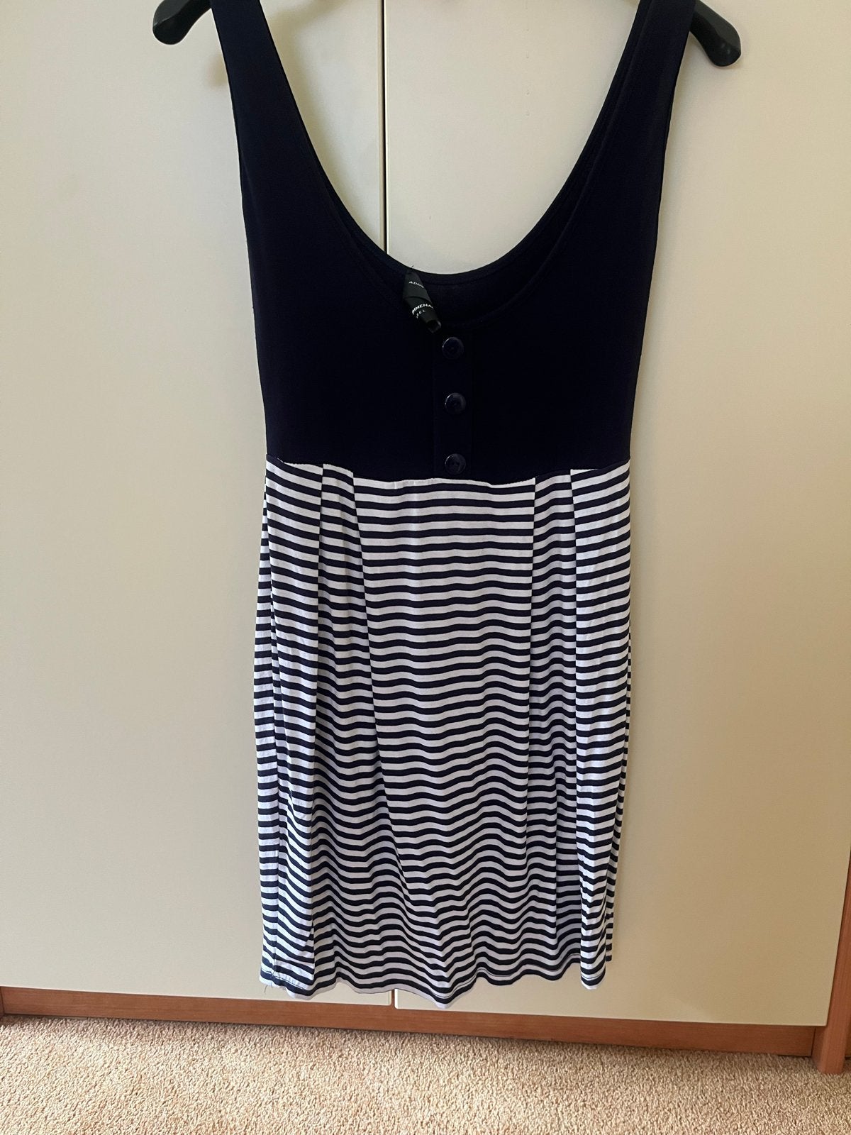 Addy van den Krommenacker jurk, maat M, Maat 38/40 (M), Blauw, Ophalen of Verzenden, Gedragen