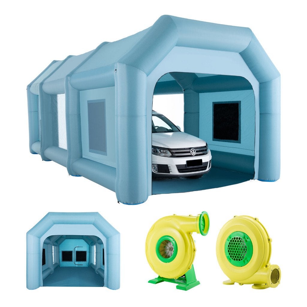 Opblaasbare Auto Spuitcabine. Incl. 2 Blowers. Afm. 8x4x3.3m, Ophalen of Verzenden, Nieuw