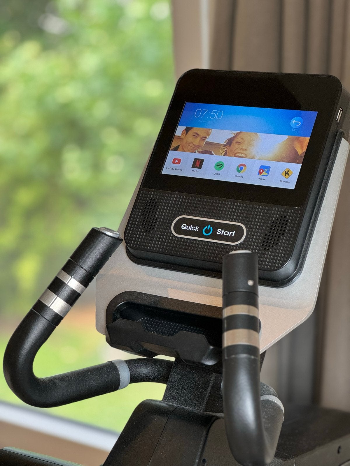 Senz Sports C7000 Crosstrainer met touchscreen, Ophalen, Armen, Zo goed als nieuw, Crosstrainer