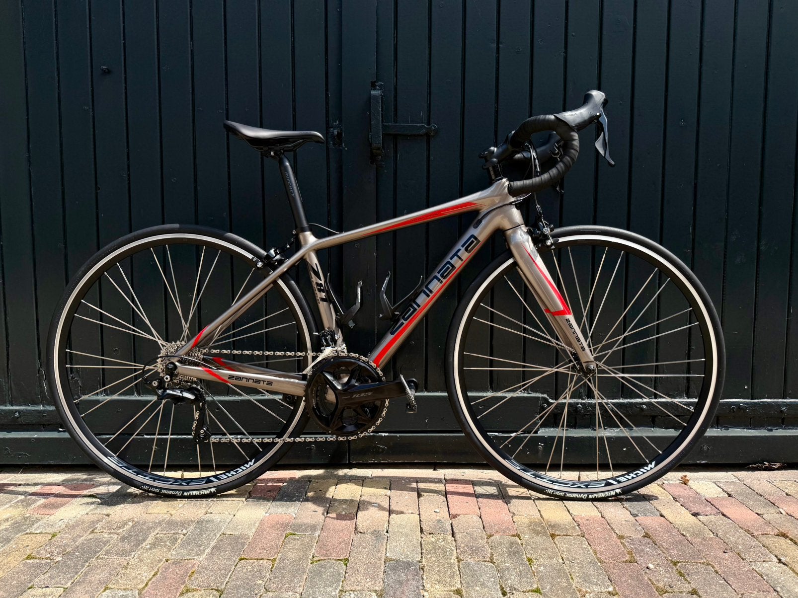 Zannata Z81 Carbon (XS) – Shimano 105 + 4iiii Powermeter, Ophalen, Gebruikt, Carbon, Velgrem