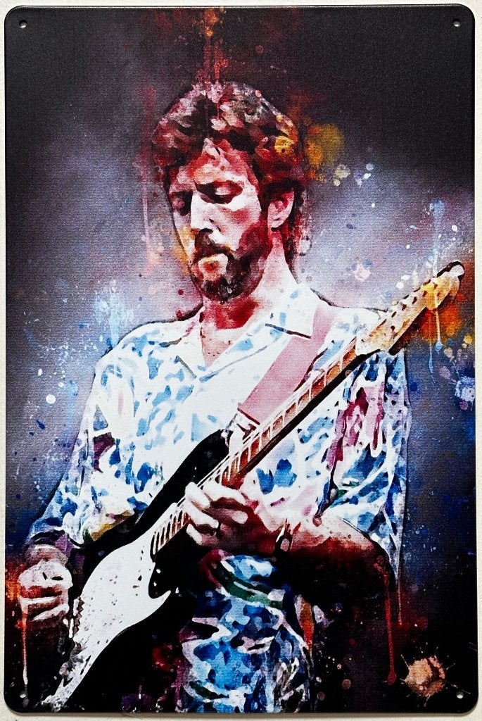 Eric Clapton getekend reclamebord van metaal wandbord deco, Verzamelen, Info@deconoord.nl, Deco Noord, Nieuw, Ophalen of Verzenden