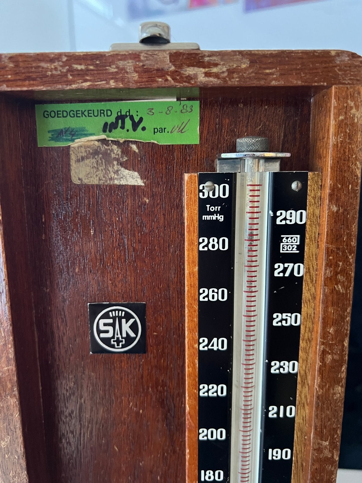 Vintage Speidel + Keller kwik bloeddrukmeter houten kist, Ophalen
