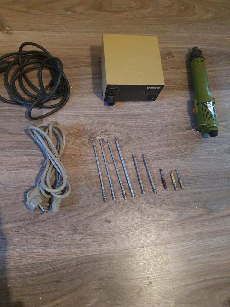 Delvo Elektrische schroefmachine professioneel, Ophalen of Verzenden, Gebruikt
