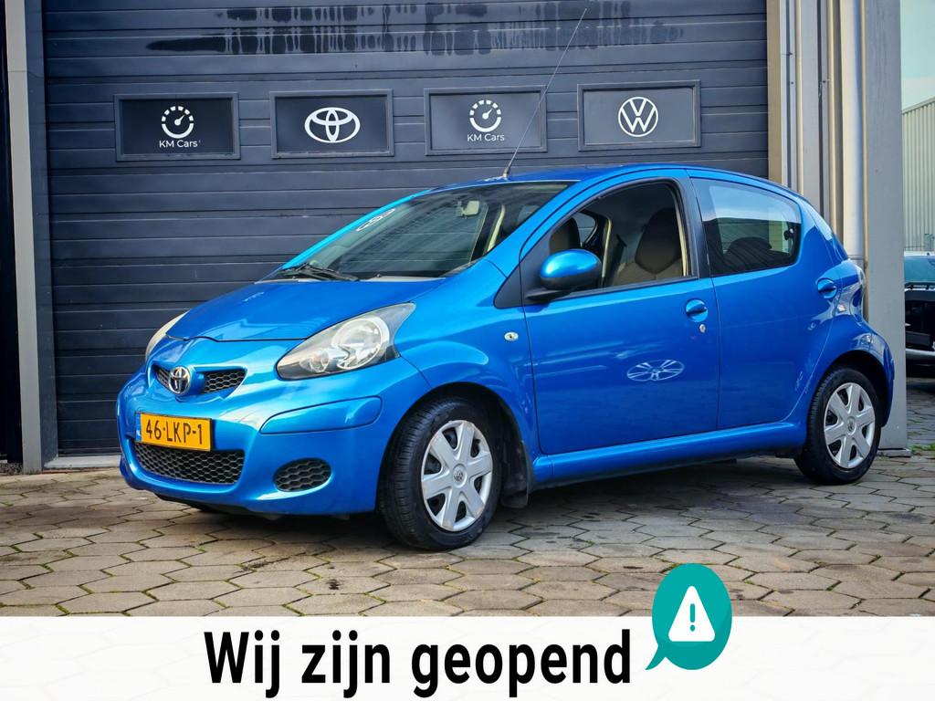 Toyota Aygo 1.0-12V Comfort - 1e Eigenaar - Airco - Lage km, Stof, Gebruikt, Zwart, 68 pk