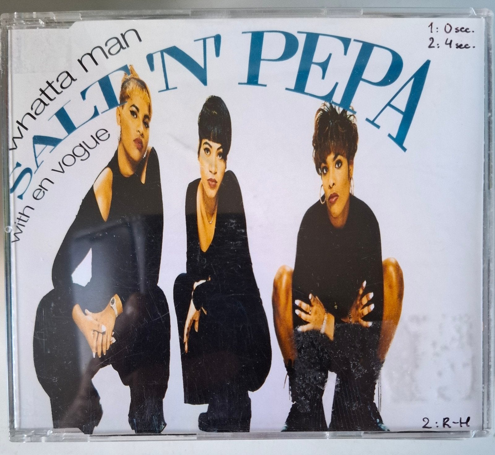 Salt-N-Pepa - Whatta Man CD Single met En Vogue, Ophalen of Verzenden, Zo goed als nieuw, Single