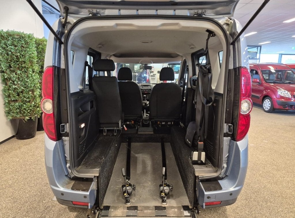 Fiat Doblò 1.4 (bj 2012), Auto's, Fiat, Stof, Gebruikt, Doblo, Blauw