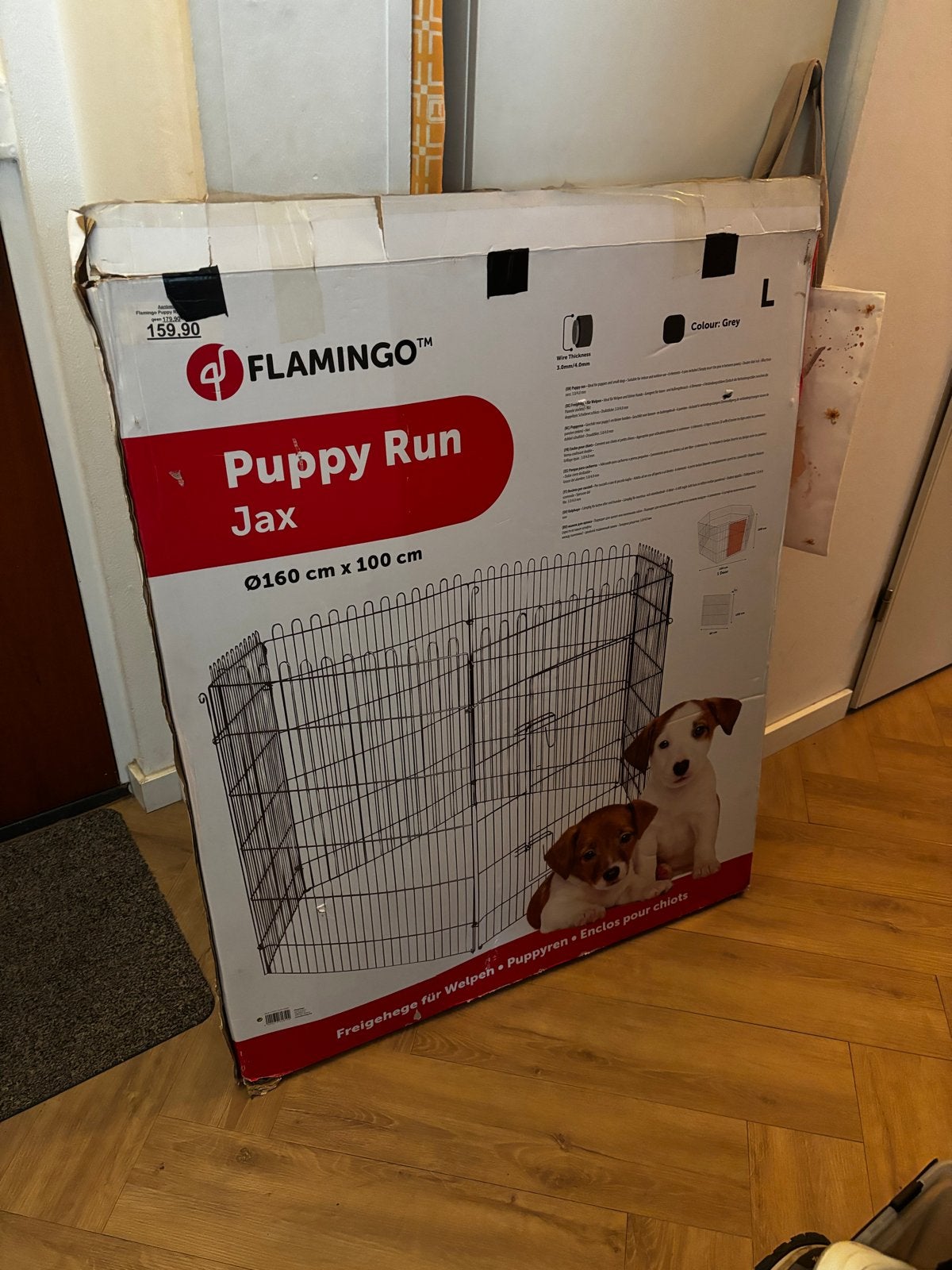 Puppy ren, Ophalen, Zo goed als nieuw