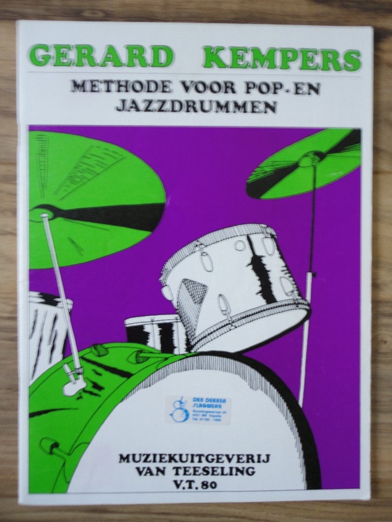 Gerard Kempers Methode voor Pop en Jazz Drummen, Overige genres, Drums of Percussie, Les of Cursus, Ophalen of Verzenden