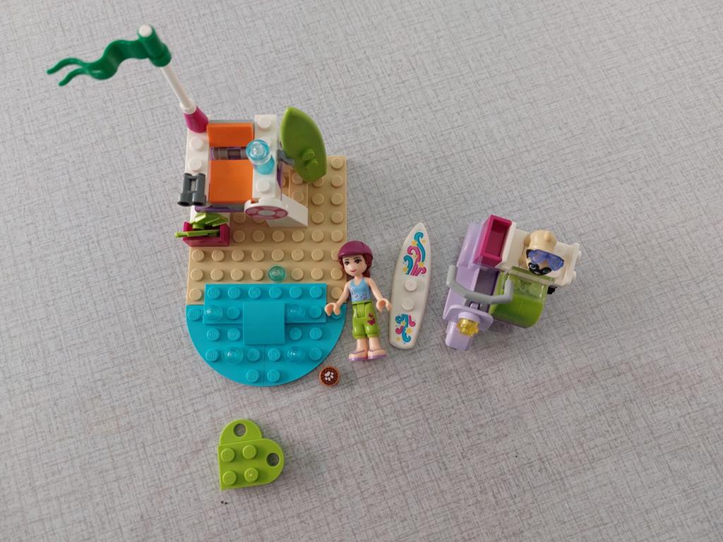 LEGO Friends 41306 Mia's Strandscooter, Gebruikt, Lego, Friends, Ophalen of Verzenden