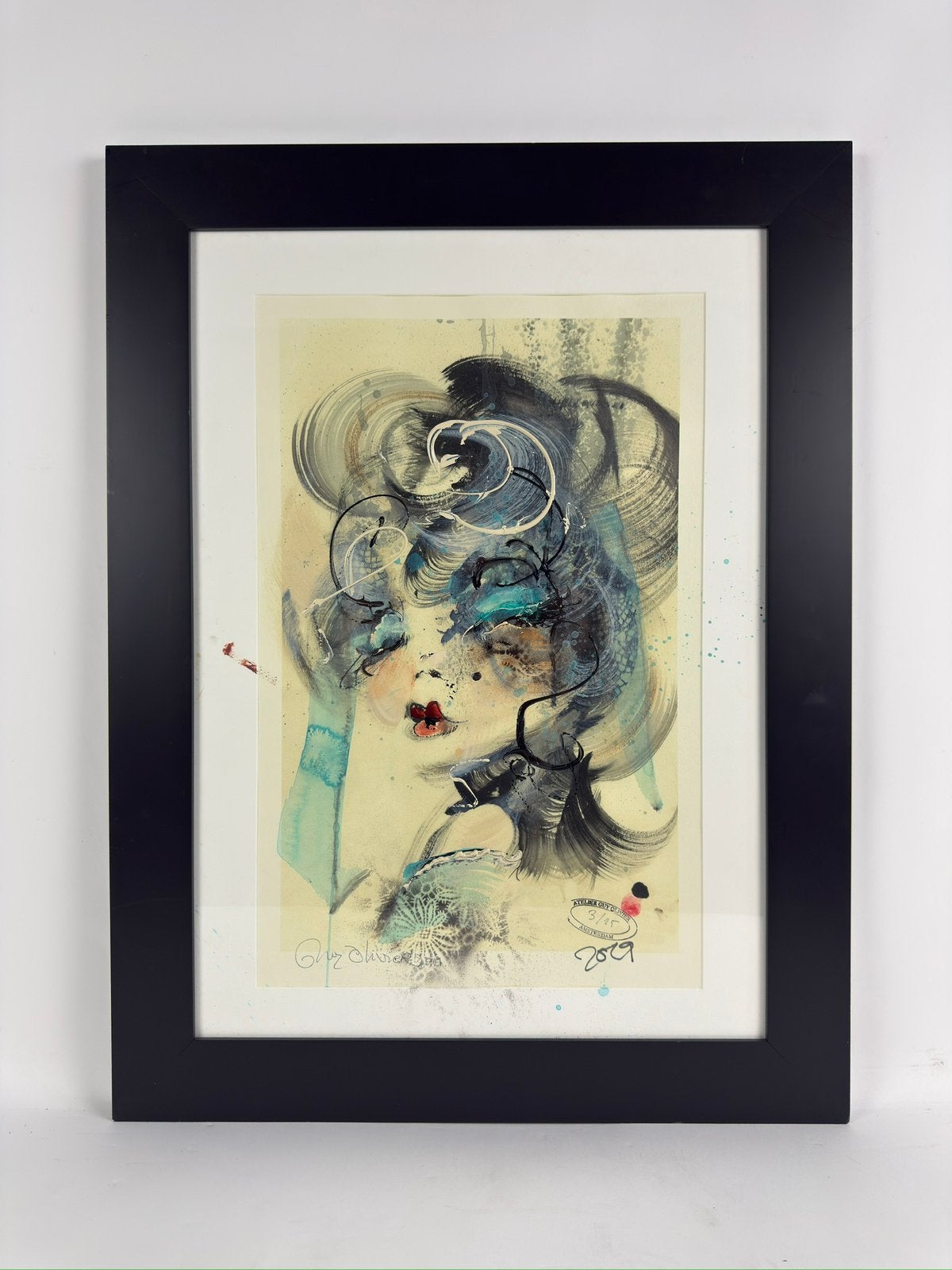 Guy Olivier – Marieke (2019), Antiek en Kunst, Kunst | Schilderijen | Modern, Ophalen, Figuren, Papier/karton, Gelimiteerde oplage