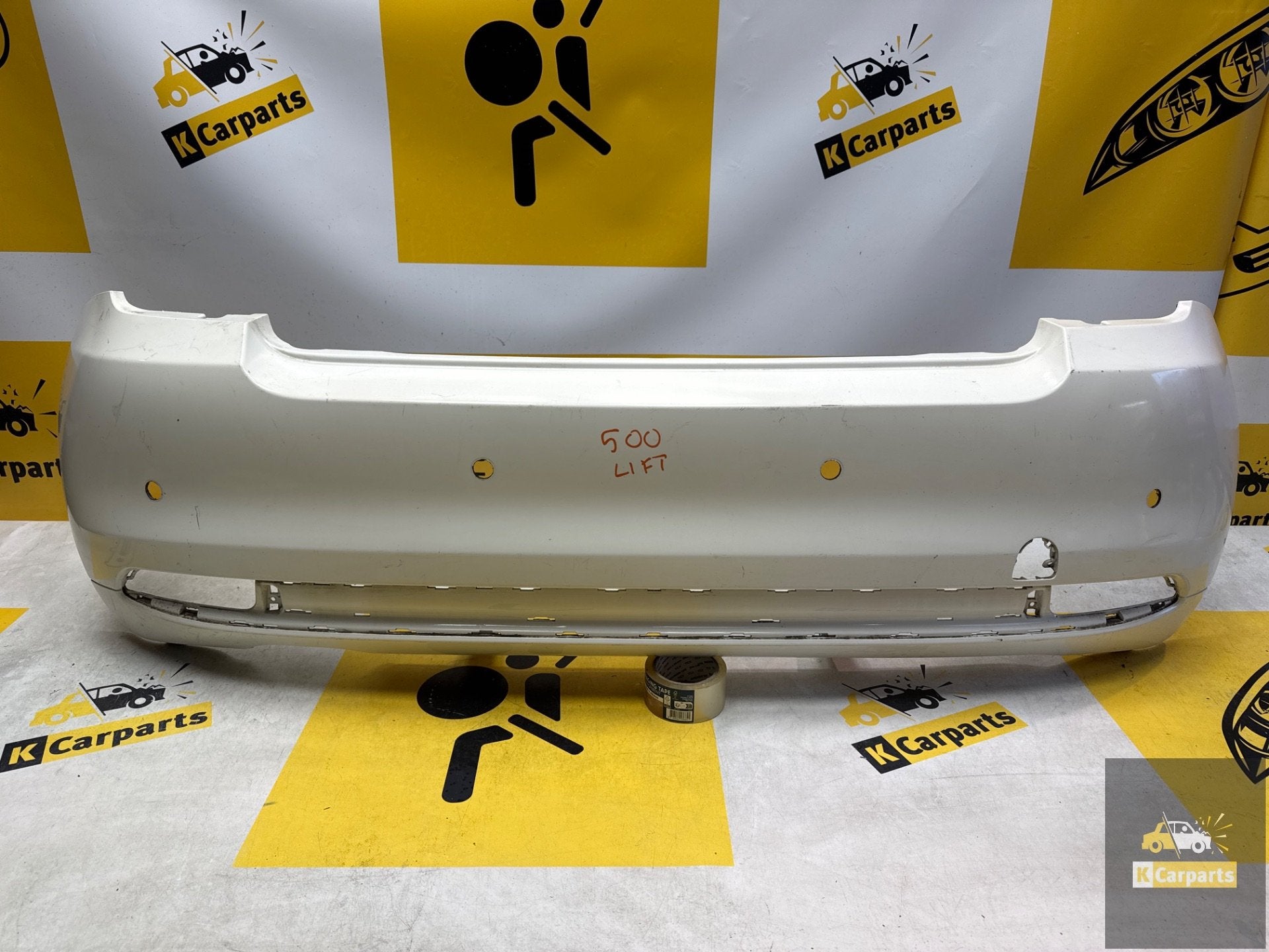Fiat 500 Facelift Achterbumper 735619778 4xPDC