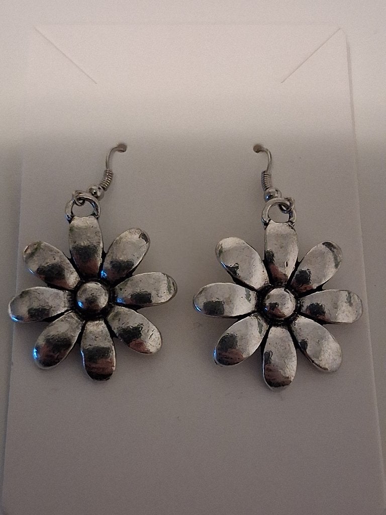 Fantastische leuke oorbellen bloem, Ophalen of Verzenden, Nieuw, Zilver, Overige materialen