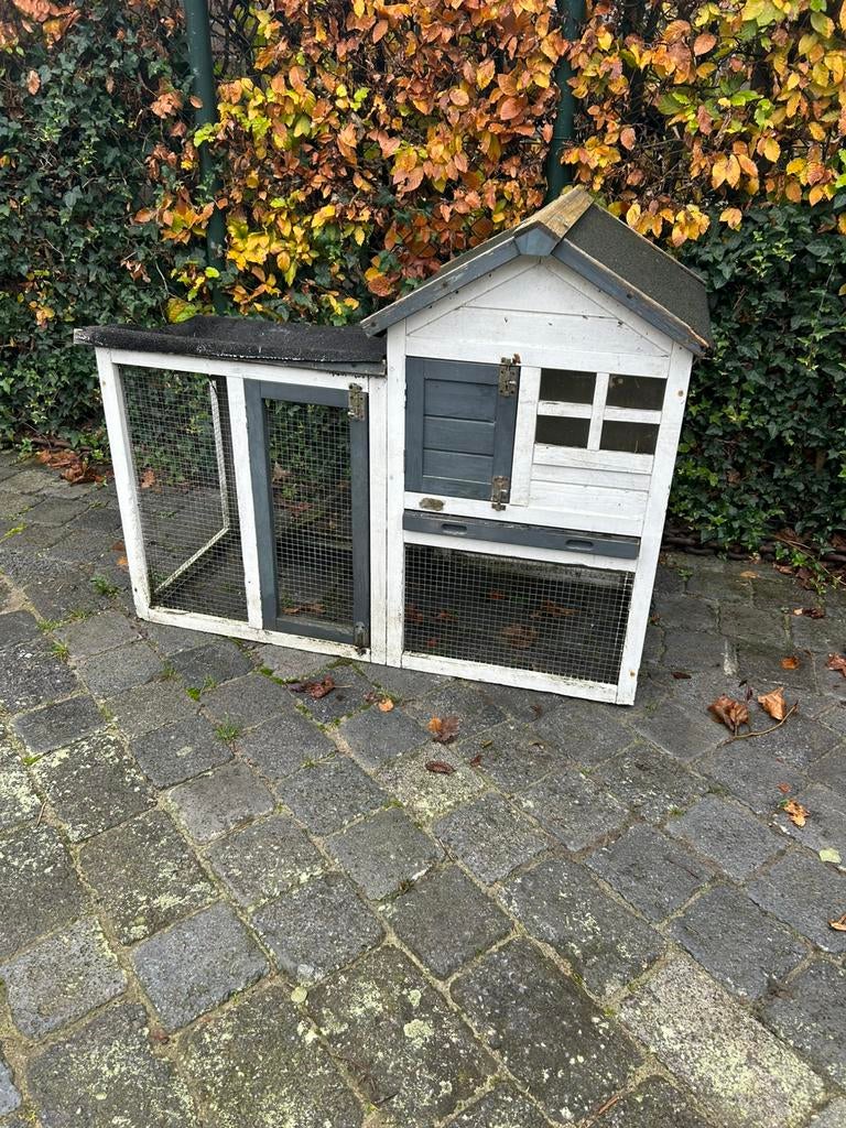 Konijnenhok opknapper, Dieren en Toebehoren, Gebruikt, 60 tot 90 cm, Ophalen of Verzenden, Konijn