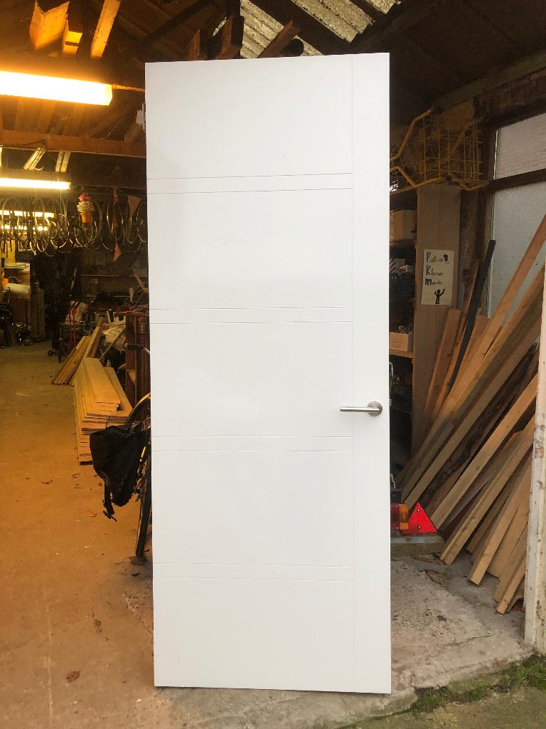 mooie binnendeur 230,5x88, Doe-het-zelf en Verbouw, Deuren en Horren, Ophalen, Gebruikt, 80 tot 100 cm, 215 cm of meer