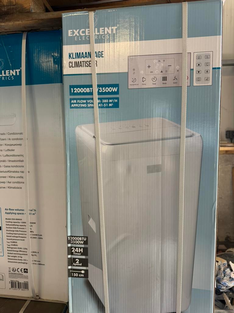 Mobiele airco 12000 BTU, Witgoed en Apparatuur, Airco's, Timer, Nieuw, 3 snelheden of meer, Ophalen of Verzenden