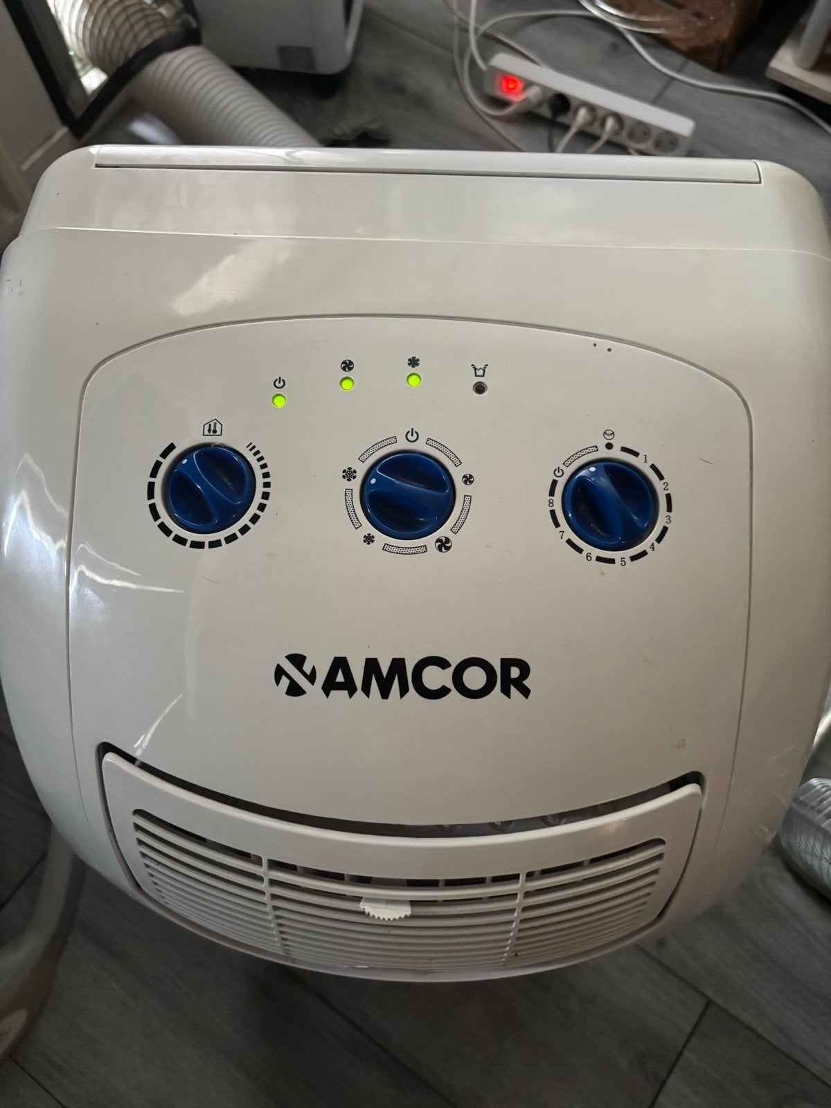 AMCOR Mobiele Airco - Krachtige Koeling voor Thuis, Witgoed en Apparatuur, Airco's, Gebruikt, Minder dan 60 m³, 3 snelheden of meer