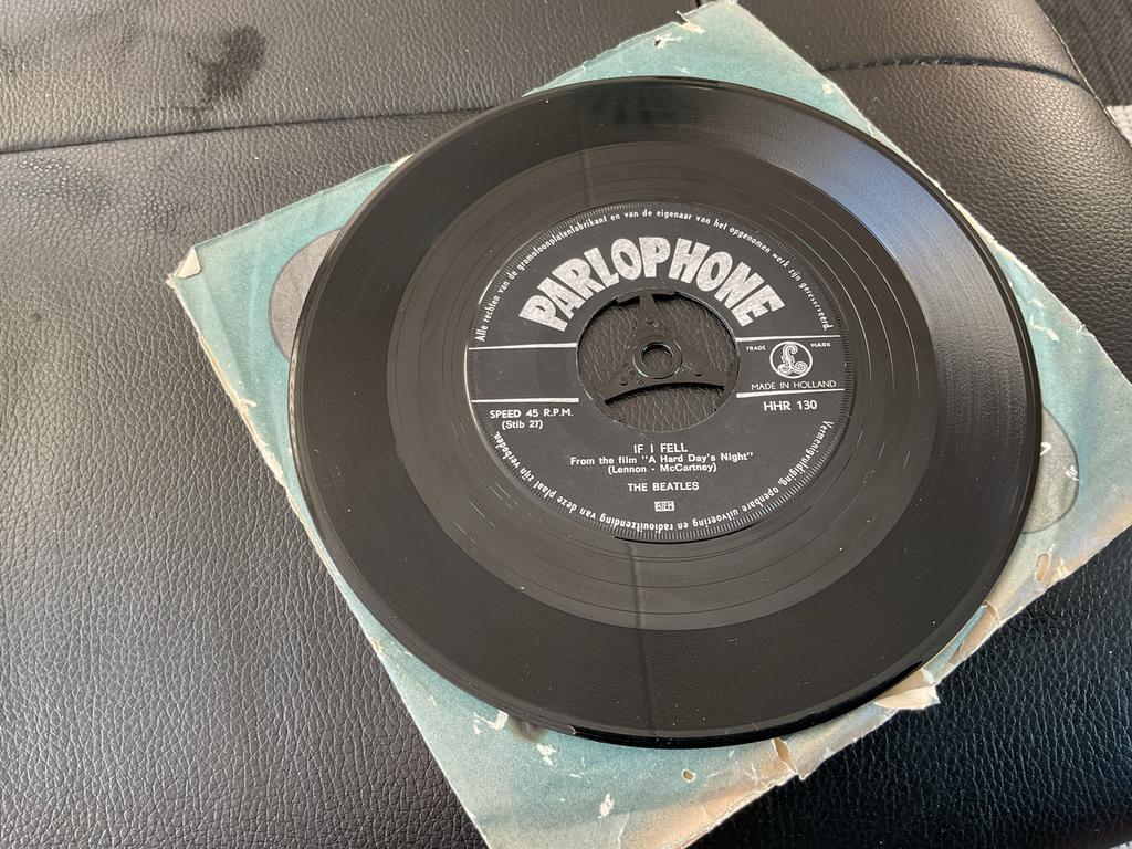 The Beatles - If I Fell / And I Love Her (HHR 130) Single, Gebruikt, Originele persing, 7 inch, Ophalen of Verzenden
