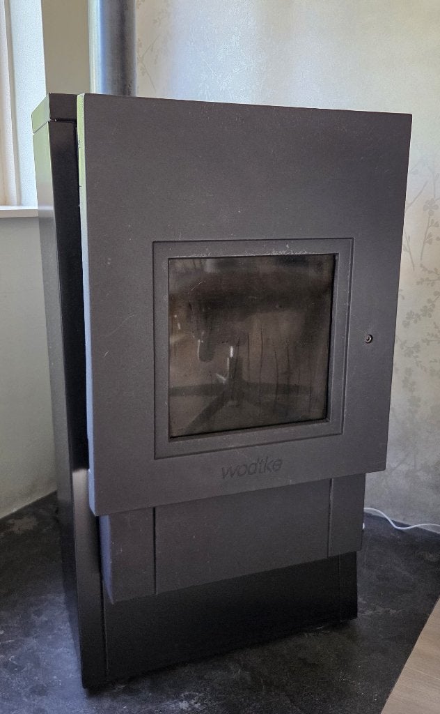 Wodtke "Smart" pelletkachel 6 kW evt. met pijpen/vloerplaat, Ophalen, Gebruikt, Overige brandstoffen, Pelletkachel